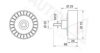 BMW 11281435594 Deflection/Guide Pulley, v-ribbed belt